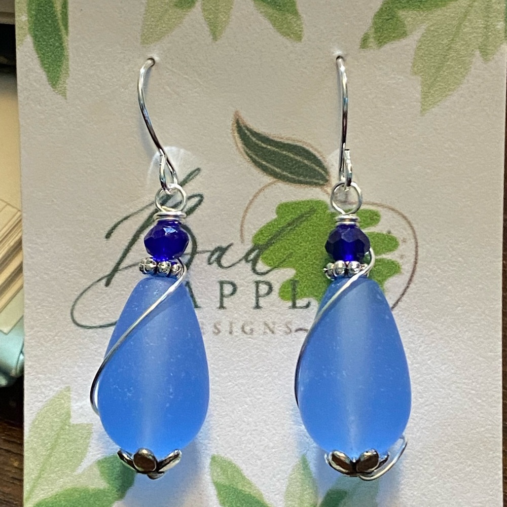 Sea Glass Earrings or Necklaces